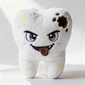 <span class=keywords><strong>Peluche</strong></span> Personalizzato Divertente Dente Malvagio con Denti Mancanti Mascotte Aziendale Personalizzata in <span class=keywords><strong>Peluche</strong></span> per Bambini e Adulti - Product Image 5