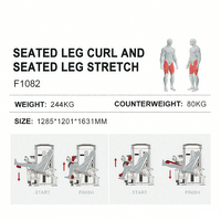 WENDY Équipement de fitness professionnel : Appareil de presse à jambes pour la maison, banc de musculation pour soulevé de cuisse et extension de jambe avec support de plaques