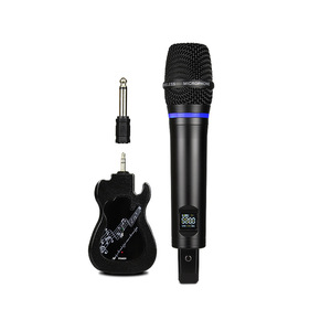 Ngoài trời không dây Microphone cầm tay năng động ca hát đứng microphone chuyên nghiệp UHF Hệ thống micro không dây - Product Image 1