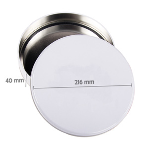 Cajas de diseño de Gnomo Caja de lata de metal con impresión UV personalizada Cuadrada o redonda para galletas Baklava o embalaje de regalo Diseño personalizado - Product Image 3