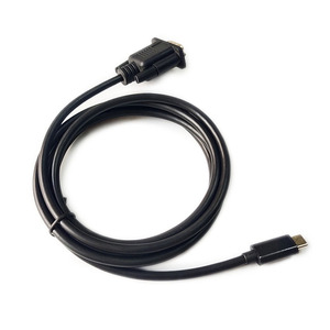Cable adaptador USB C a <span class=keywords><strong>VGA</strong></span> de 1,8 m, convertidor 1080P tipo C a <span class=keywords><strong>VGA</strong></span> para ordenador portátil, proyector UHD, <span class=keywords><strong>conector</strong></span> <span class=keywords><strong>HDMI</strong></span> para altavoz y HDTV - Product Image 4
