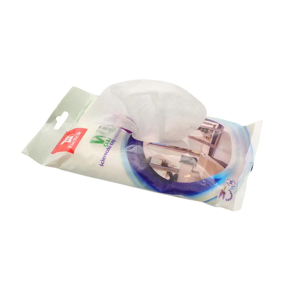 Factory supplier disposable cleaning wipes non woven skin care wet tissue wipes