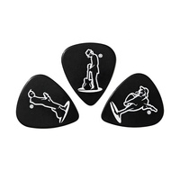 Plaques de plectres de guitare personnalisées de haute qualité en gros, conception unique, impression d'art et de figures, logo de groupe personnalisé