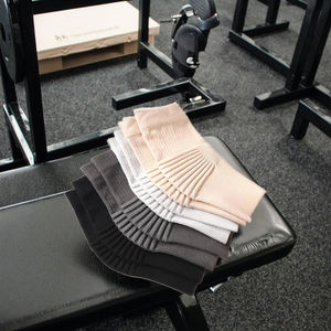 Manchon de genou en coton ultra-fin, respirant, élastique, tricoté pour climatisation, antidérapant, support de genou - Product Image 1