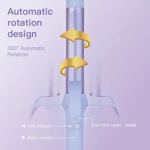Ferro Arricciacapelli Automatico Professionale con Display LCD, Temperatura Regolabile, Ceramica PTC, Rotazione Automatica da 28mm - Product Image 4