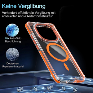 Funda Transparente Híbrida Magnética Resistente a Golpes y Huellas Dactilares para <span class=keywords><strong>Redmi</strong></span> Note <span class=keywords><strong>12</strong></span> 13 14 4G 15Pro+ 5G con Carga Inalámbrica - Product Image 2