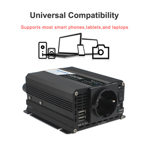 Onduleur 12v 220v 360W <span class=keywords><strong>500W</strong></span> Onduleur à onde sinusoïdale modifiée Onduleur de voiture - Product Image 5