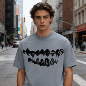 Camiseta Extra Grande Personalizada para Hombre, 100% Algodón, Bordada, de Punto, Manga Corta, Estilo Casual Urbano - Product Image 2