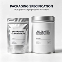 Fabrieksleverancier Zaagpalm Extract Poeder 25% 45% Vetzuren Serenoa Repens Fruitextract