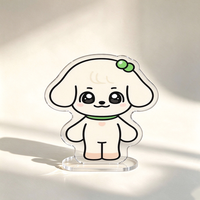 Standee Acrylique Transparent Brillant Personnalisé pour Fans, Impression UV Double Face HD Photo Humaine Kpop Dessin Animé