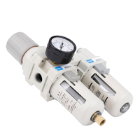 Unité de traitement d'air pneumatique durable AFC G1/4 avec filtre et régulateur pour compresseur