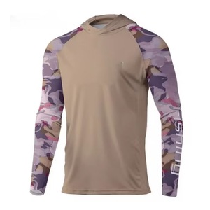 Camiseta de Pesca Unisex para Adultos, Personalizada con Transferencia de Calor, 100% Poliéster, de Alta Calidad, Fabricada por Source Factory OEM/ODM, con Capucha 3D Personalizada - Product Image 2