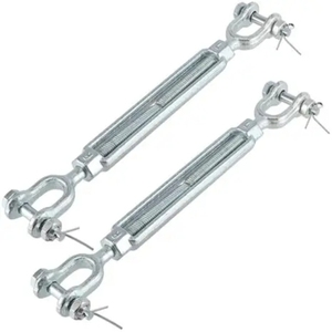 Tensor de cable galvanizado de cuerpo abierto con ojo roscado para cuerda de alambre - Product Image 4