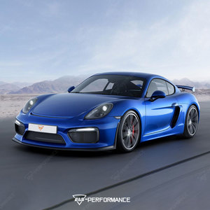 Kit Carrozzeria Completo per <span class=keywords><strong>Porsche</strong></span> <span class=keywords><strong>718</strong></span>, Aggiornamento Look GT4, Paraurti Anteriore, Diffusore Posteriore, Spoiler, Scarico - Product Image 4