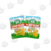 Groothandel Gummy Bears snoep, suikergecoate fruit-sap gummy bears, zakverpakking, displaydoos, Halal, bulk, zacht snoep