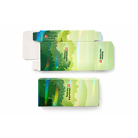 Boîte en papier holographique laser, film dégradé arc-en-ciel, 300 g/m², impression moléculaire multicolore pour emballage de coffret cadeau