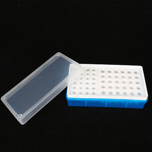 Contenedor Criogénico Hongbolai de 50 Compartimentos para Almacenamiento de Tubos de Centrífuga a Baja Temperatura - Product Image 1