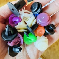 Lot de 100 attaches et fixations automobiles en plastique pour carrosserie, tailles variées, vente en gros