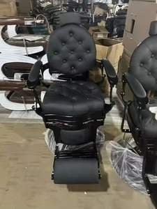 Sillón de Barbería Hidráulico Vintage de Alta Resistencia - Sillón de Peluquería Reclinable - Product Image 5