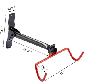 Home Bike Hanger supporto a parete portabiciclette per <span class=keywords><strong>doppio</strong></span> portabiciclette <span class=keywords><strong>da</strong></span> parete con attacco ribaltabile per sistema di stoccaggio per Garage e capannone - Product Image 3