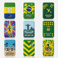 Coque de téléphone personnalisée maillot de football des Émirats arabes unis, ensemble cadeau pour supporter de football pour la Coupe du Monde 2026