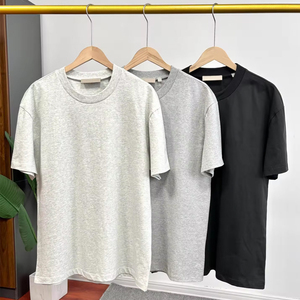 T-shirts de sport décontractés pour hommes, grande taille, coupe ample, 230 GSM, 100% coton, style streetwear, doux et respirants, haute qualité, été - Product Image 5