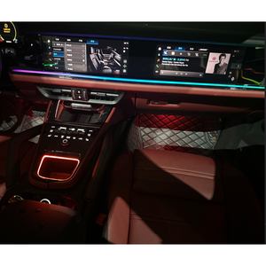 Éclairage d'ambiance intérieur personnalisé pour Porsche Cayenne 2024-2026, bande LED acrylique Symphony, lampe d'ambiance, vente d'usine - Product Image 4