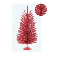 Neuer Hochwertiger Umweltfreundlicher Stehender Rosa Künstlicher Weihnachtsbaum mit LED-Beleuchtung, Batteriebetrieben, für Schaufenster-Dekoration