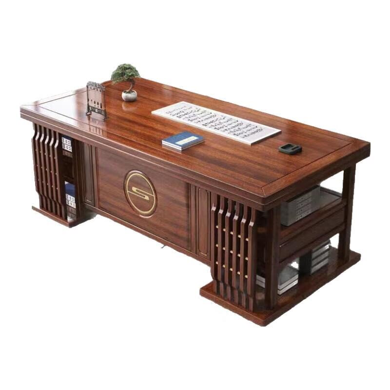 Scrivania singola Houde Zaiwu color palissandro