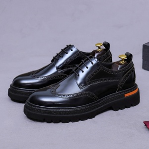 ASTON M.JAZZ 66301 Zapatos de Vestir con Cordones de Cuero Genuino Estilo Europeo para Hombre, Zapatos Derby Casuales de Negocios con Entresuela de Goma Gruesa - Product Image 1