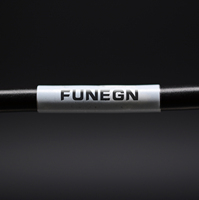 25.4*38.1-12.5mm,2mil blanc mat translucide résistant à l'eau vinyle wrap câble étiquette fil autocollant fil étiquette câble étiquette autocollant