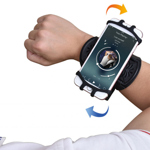 Nuovo Design alla <span class=keywords><strong>Moda</strong></span>, Bracciale Sportivo Universale in Silicone, Supporto per Telefono Staccabile con Rotazione a 360 Gradi, Antiurto e Impermeabile, Logo Personalizzabile - Product Image 2