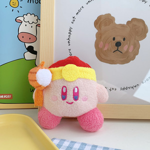 Nuevo Modelo de Peluche de <span class=keywords><strong>Kirby</strong></span> con Gorro de 12 cm, Adorable Muñeco de Peluche de <span class=keywords><strong>Kirby</strong></span>, Muñeco de Peluche de Anime, Colgante para Bolsa, Adorno - Product Image 2