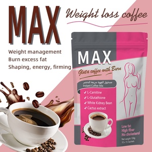 Caffè Modellante <span class=keywords><strong>Max</strong></span> Slim al Glutatione e Collagene, Antiossidante, al Cioccolato, ad Alto Contenuto di Fibre, Brucia Grassi, Caffè Bianco da Viaggio - Product Image 3