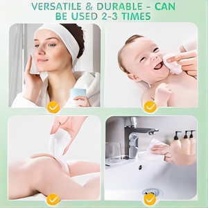 Ustel dùng một lần nước mini nén khăn máy tính bảng tắm kích thước lớn cotton không dệt du lịch ma thuật dùng một lần nén khăn - Product Image 3