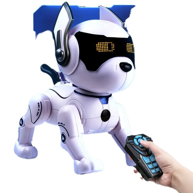 Hot Selling Educational Robot Dog Toys Smart Kids Remote Control Stunt Dancing Battery Plastic Multi-function Learning Machine