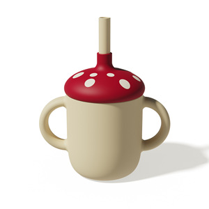 Biberon de qualité alimentaire pour bébé, tasse d'apprentissage avec paille, <span class=keywords><strong>vaisselle</strong></span> <span class=keywords><strong>en</strong></span> silicone pour les tout-petits - Product Image 5