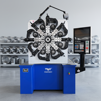 Machine d'enroulement de ressort CNC automatique 12 axes avec moteur et PLC 380V