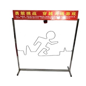 Nouveau <span class=keywords><strong>bricolage</strong></span> personnalisé électrique dextérité pièce poussoir battre le Buzzer Buzz fil défi méga réaction Buzz fil Machine - Product Image 3