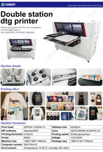 Stampante DTG Industriale Efficiente a Doppia Stazione per <span class=keywords><strong>Stampa</strong></span> <span class=keywords><strong>Digitale</strong></span> Diretta su Tessuto, Economica per Abbigliamento, T-shirt e Felpe - Product Image 2
