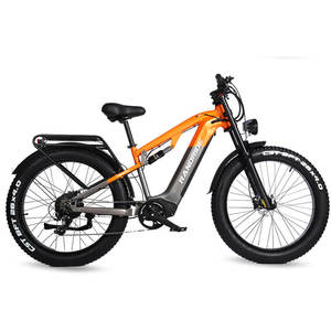 RANDRIDE Advancer-1500W Vélo de montagne Batterie au lithium 48V Autonomie 60 km 23AH EMTB Fatbike Moteur à moyeu arrière Cadre en aluminium - Product Image 3