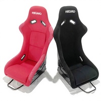 Sièges Baquets de Course en Tissu Daim Style R Caro Universels Sièges Sport avec Double Glissière et Base pour Suzuki Jimny