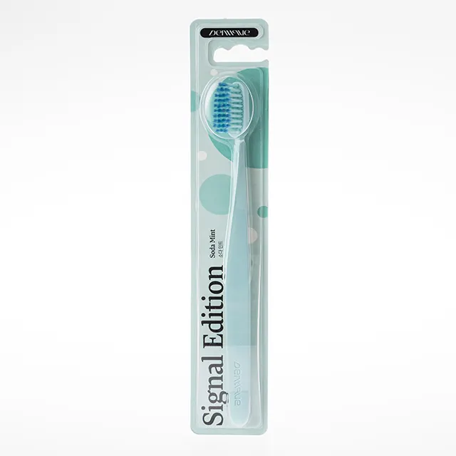 Excellent Wholesale Dentique Brand 29mm Length Soda Mint Travel Toothbrush For Home Use