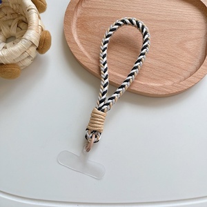 Série de couleurs de corde tressée torsadée avec style de joint transparent Modèles pour hommes et femmes avec étui pour téléphone portable Artefact anti-perte - Product Image 3