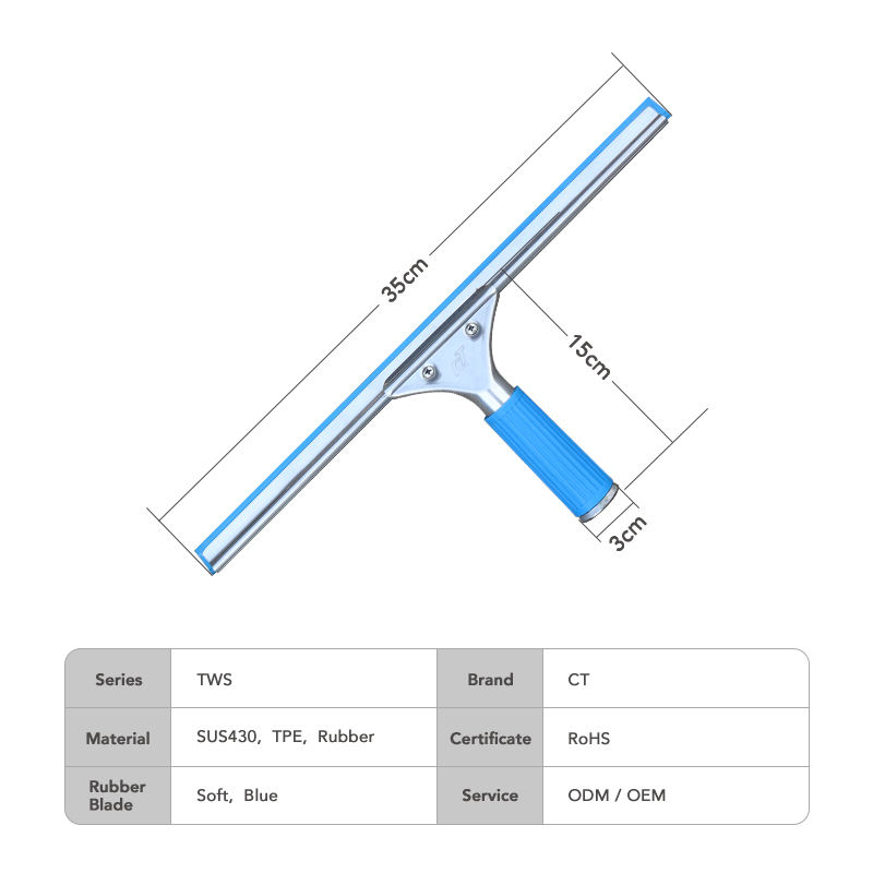 TWS 135, Caoutchouc Bleu, 35cm
