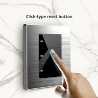 TEP Série A9 13A 240V Prise murale universelle USB 5 broches en acier inoxydable ignifuge de style britannique avec interrupteur miroir PC pour exportation internationale