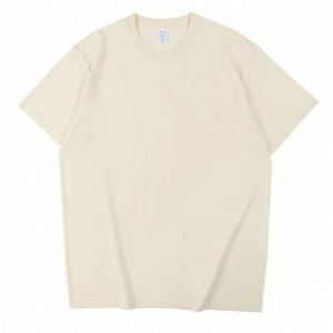 Design Custom Logo Large T-<b>Shirt</b> for Men Solid Color Cotton for Promotional Use - Product Image 4