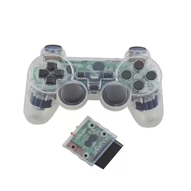 2.4G Wireless Transparent Controller for PS2 Gamepad Handle Joystick Mando Manette Control