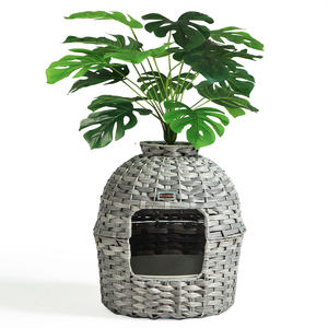 حاوية JY أثاث مخفي مع نباتات صناعية منسوجة يدويًا rantan <span class=keywords><strong>Cat</strong></span> - Product Image 4