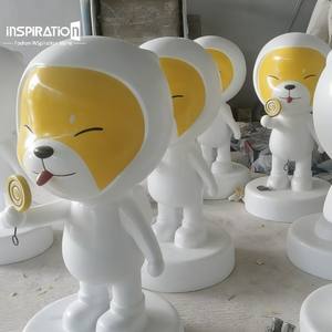 Statue en fibre de verre pour hall de cinéma, figurine de dessin animé sur le thème du cinéma et de la pop-culture pour la décoration de théâtre - Product Image 4